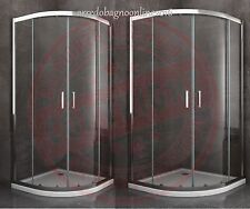 BOX CABINA DOCCIA CURVO CIRCOLARE TONDO EASYCLEAN 80X80 90X90 80X120 BAGNO CROM