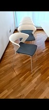 6 sedie da casa o ufficio bianche di design marca Kastel  come nuove
