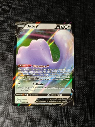 Carta card pokemon ditto - carta,