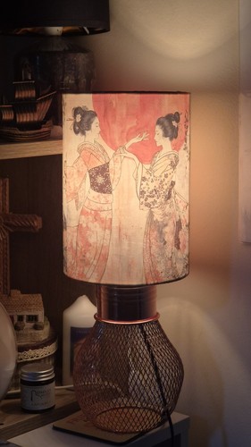 Lampada tavolo geisha donna - da,