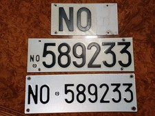  TARGA AUTO D’EPOCA COMPLETA