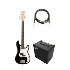Squier Mini P-Bass Black -