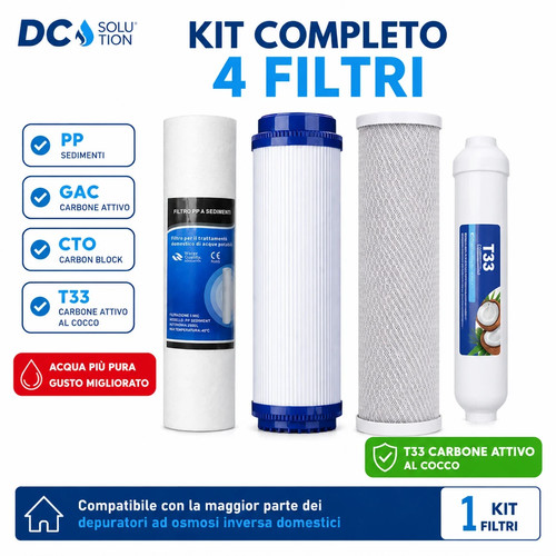 Kit filtri depuratore - kit,