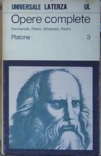 Platone OPERE COMPLETE 3