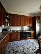 vendo cucina in legno usata top in granito