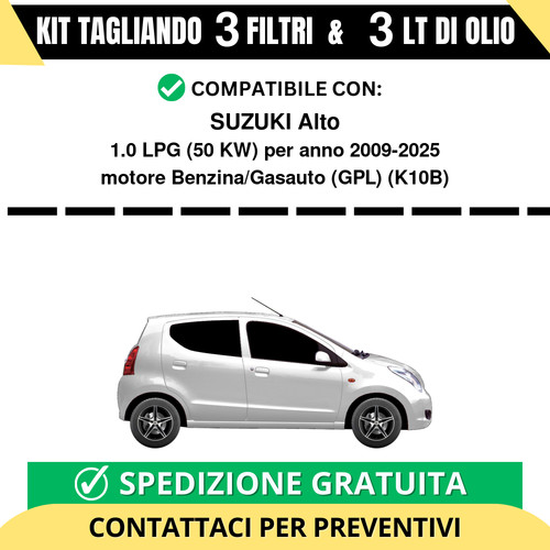 Tagliando per suzuki alto 0 - per,