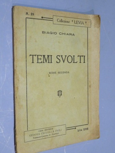 Temi svolti serie seconda - serie,