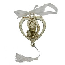 34233 Bomboniere Calamita Magnete Cuore Calice Comunione Segnaposto Confettata