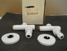 GARZENA RUBINETTO SOTTOLAVABO CON SNODO BIANCO LAVABO BAGNO CHIUSINO  