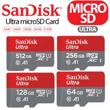 SanDisk Ultra Micro SD Card 128GB 256GB 512GB Classe 10 Scheda di Memoria SDHC