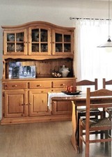 CREDENZA CRISTALLIERA RUSTICA