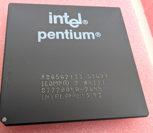 Cpu intel pentium 133 - pentium, |