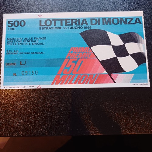 Biglietto lotteria nazionale - biglietto,