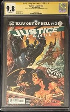 Justice League 32 CGC SS Signature Series 9.8 Jason Momoa&Gal Gadot auto firmata