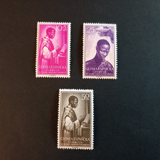 COLONIE SPAGNOLE - GUINEA 1955/ PREFET. APOSTOLIC, SERIE DI 3 VAL. INTEGRI MNH**