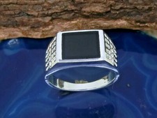 Anello con Sigillo Pietra Nero