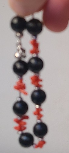 Bracciale cupolini corallo