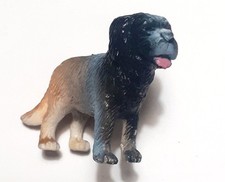 VECCHIA MINI FIGURA IN GOMMA DURA PVC : CANE SAN BERNARDO DOG (cm 6 x 4)