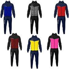 TUTA SPORTIVA GIVOVA VISA MELANGE FELPATA CON CAPPUCCIO UOMO DONNA UNISEX TR018P