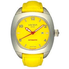 Orologio Uomo LOCMAN 1970 Svizzero Movimento Automatico Zaffiro Giallo con R 5 ATM 47mm 