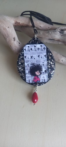 Collana artigianale fatta - collana,