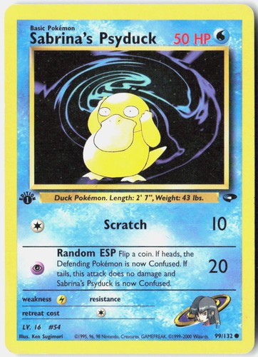 Sabrina psyduck common gym - psyduck,