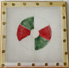 Decorazione natalizia tela