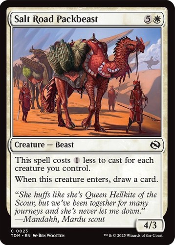 Mtg salt road packbeast - salt, tdm