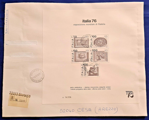 1977 italia expo filatelia - 1977,
