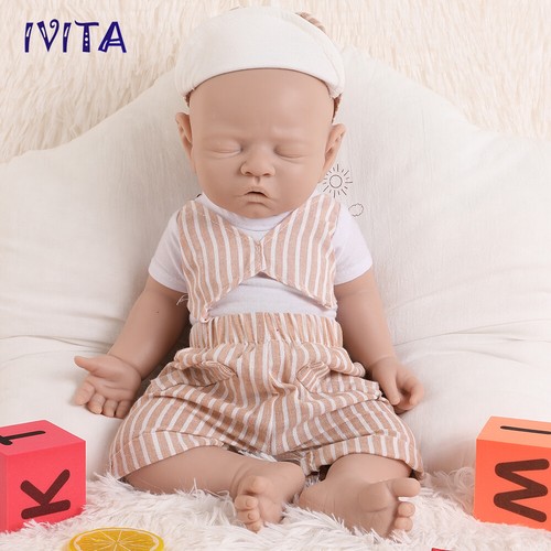 Bambola neonato silicone - , 17"