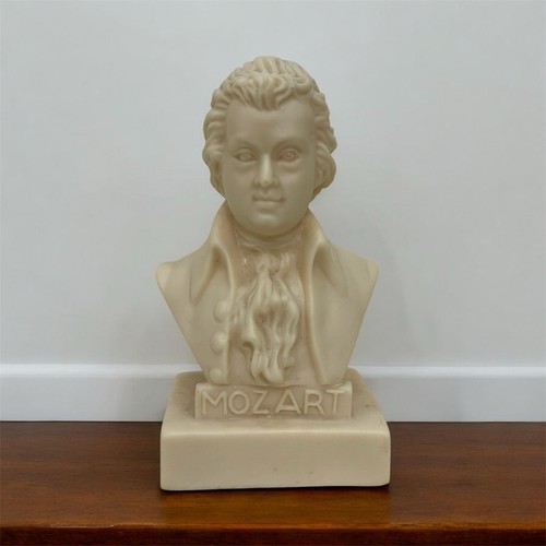 Busto mozart statua vintage - statua,