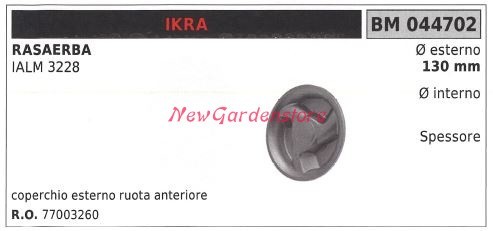 Coperchio ruota anteriore ikra - anteriore,