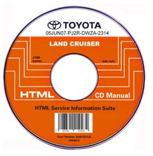 Toyota Land Cruiser 1997-2007 (J100) manuale officina su Cd