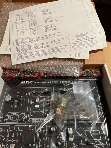 Scheda lab volt - scheda, box