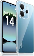 COVER CUSTODIA PER XIAOMI REDMI NOTE 14 TRASPARENTE TPU MORBIDA SILICONE