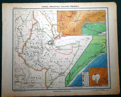 Carta geografica antica - , africa