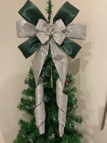 Fiocco topper albero natale - fiocco,