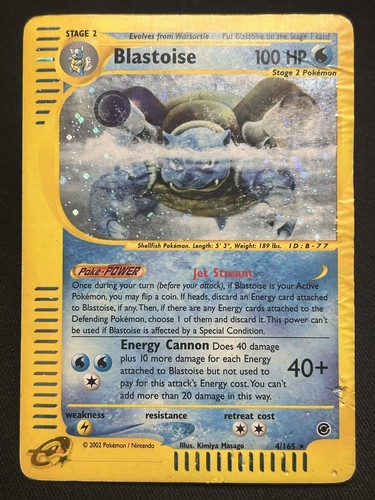Blastoise 004 165 expedition - blastoise, 004/165