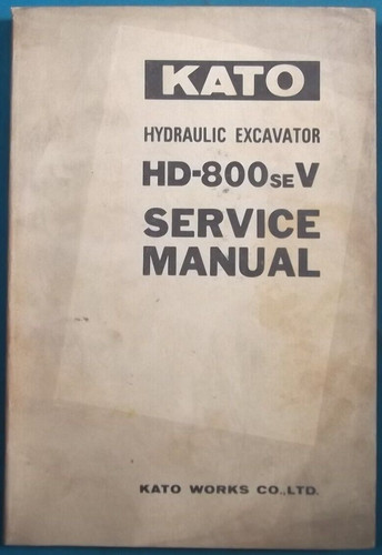 Kato 800se escavatore - kato, hd-800se-v