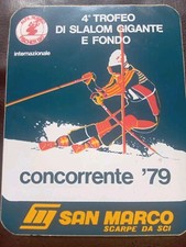 Adesivo Sticker Slalom Gigante