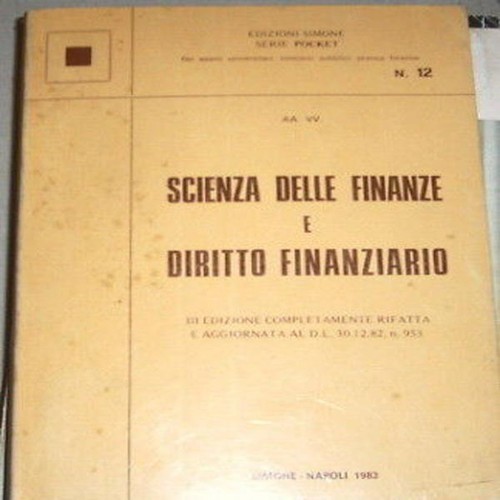 Scienza delle finanze - delle,