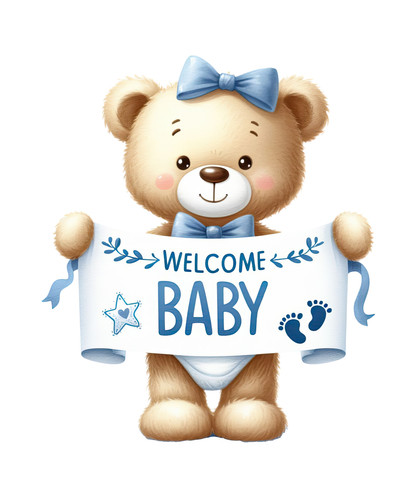 Adesivi auto welcome baby - x,