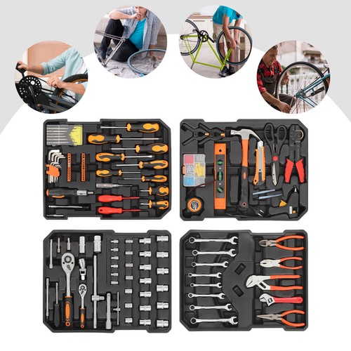 Set attrezzi acciaio al - set,