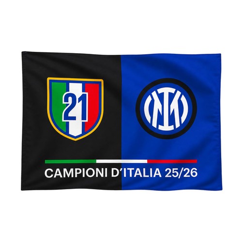 Inter bandiera scudetto 26 - bandiera,