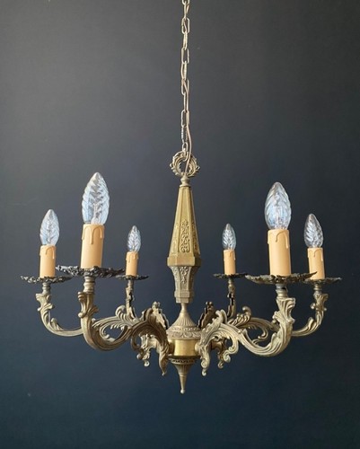 Lampadario antico ottone a - ottone,