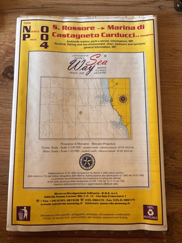 Carta nautica way sea - nautica,