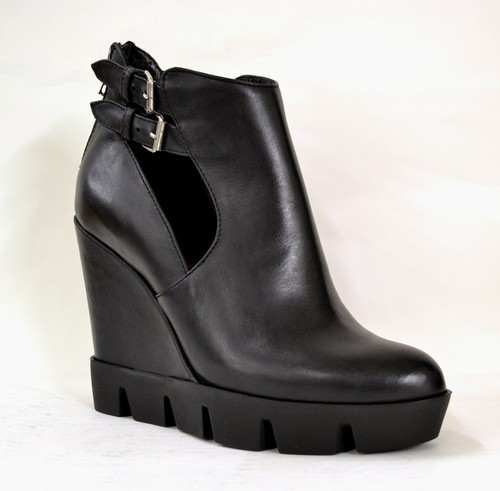Stivaletti donna nero - nero, zeppa