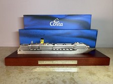 MODELLINO MODEL SHIP NAVE COSTA MEDITERRA GEMELLA DELLA ATLANTICA COSTA CROCIERE