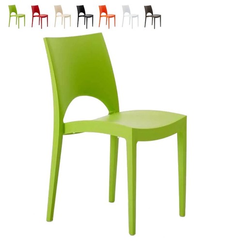 Sedie plastica colorate - sedie,
