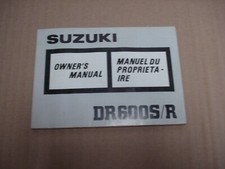 1989 suzuki dr600s owners - suzuki,